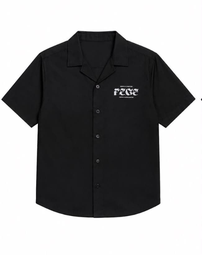 FEGE Black Luxury Shirt